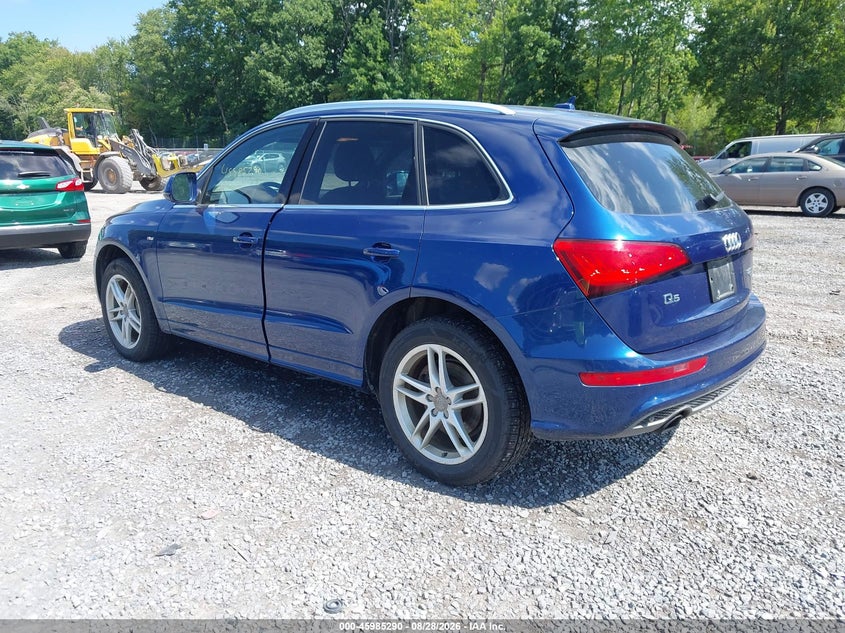 2014 Audi Q5 VIN WA1DGBFP4EA075695 IAAI salvage auction — NORMAL WEAR, Salvage Title, sold $1,100 on 2026-09-30 (photo 3)