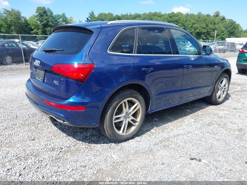 2014 Audi Q5 VIN WA1DGBFP4EA075695 IAAI salvage auction — NORMAL WEAR, Salvage Title, sold $1,100 on 2026-09-30 (photo 4)