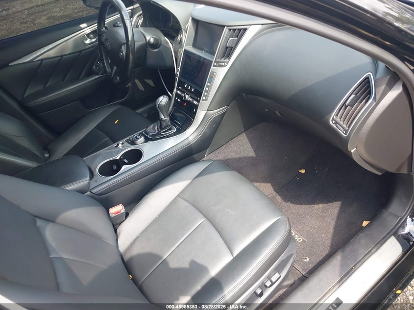 2015 Infiniti Q50 VIN JN1BV7AP2FM340902 IAAI salvage auction — FRONT & REAR, Mv-907A (New York), sold $1,700 on 2026-09-13 (photo 5)