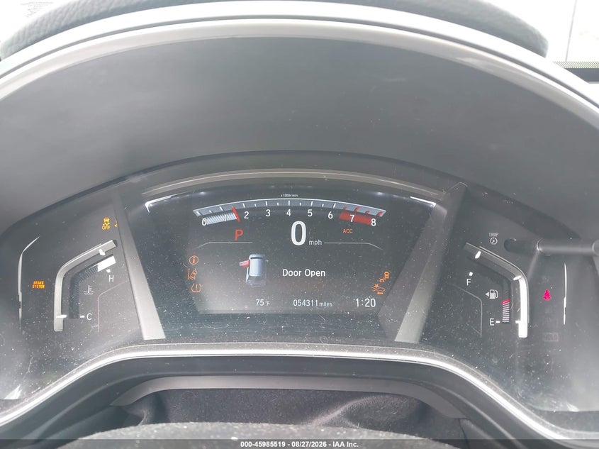 2019 Honda Cr-v VIN 2HKRW2H80KH624642 IAAI salvage auction — SIDE, Salvage Title, sold $0 on 2026-10-09 (photo 7)