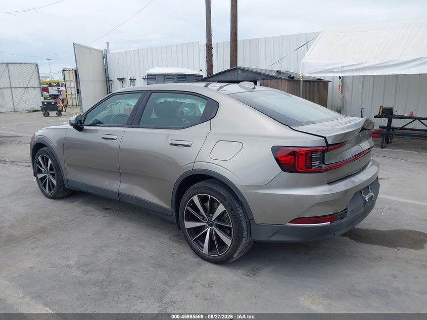 2021 Polestar 2 VIN LPSED3KA4ML012666 IAAI salvage auction — REAR END, Wait Title, sold $9,575 on 2026-09-06 (photo 3)