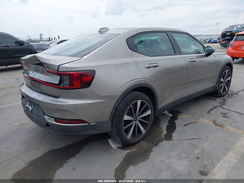 2021 Polestar 2 VIN LPSED3KA4ML012666 IAAI salvage auction — REAR END, Wait Title, sold $9,575 on 2026-09-06 (photo 4)