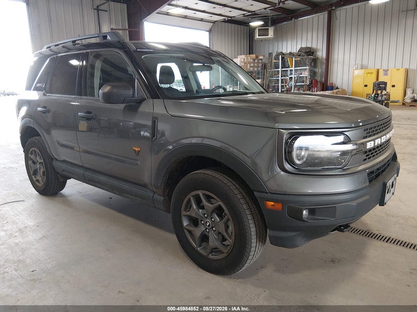 2021 Ford Bronco sport VIN 3FMCR9D96MRB17633 — IAAI salvage auction photo