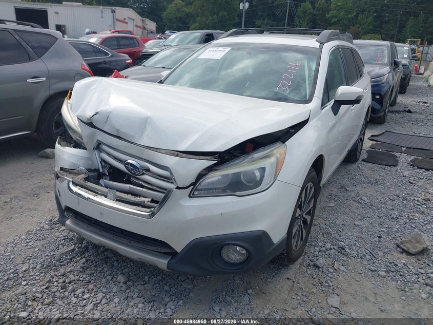 2016 Subaru Outback VIN 4S4BSBLC3G3221116 IAAI salvage auction — FRONT END, Wait Title, sold $0 on 2026-10-21 (photo 2)