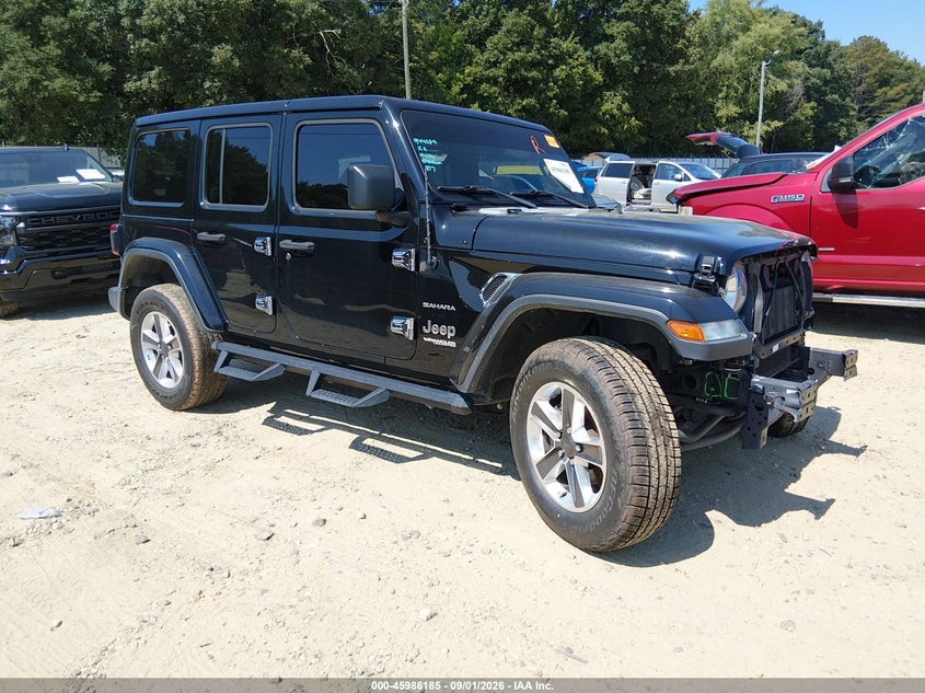 2020 Jeep Wrangler / VIN 1C4HJXEN8LW285013 — IAAI salvage auction photo