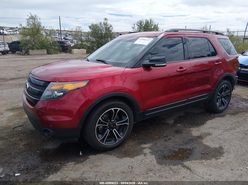 2015 Ford Explorer VIN 1FM5K8GT2FGB66739 IAAI salvage auction — REAR END, Salvage Title, sold $2,325 on 2026-10-03 (photo 2)