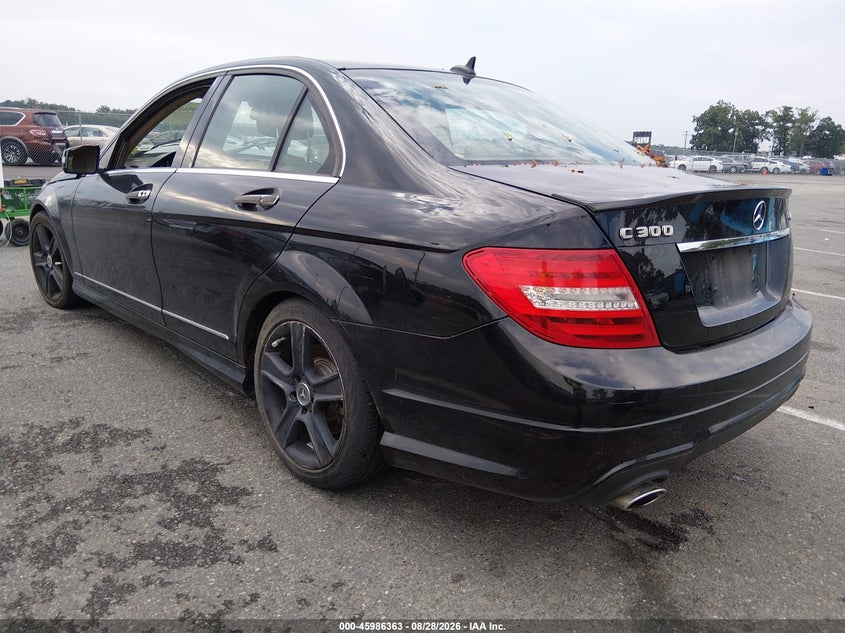 2013 Mercedes-benz C-klasse VIN WDDGF8AB9DA844118 IAAI salvage auction — FRONT END, Clear (New Jersey), sold $775 on 2026-09-02 (photo 3)
