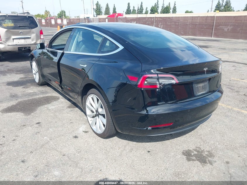 2018 Tesla Model 3 VIN 5YJ3E1EA9JF154487 IAAI salvage auction — FRONT END, Salvage Title, sold $5,175 on 2026-09-21 (photo 3)