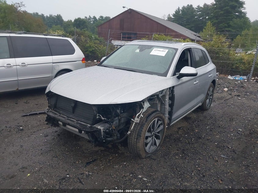 2024 Audi Q5 VIN WA1EAAFY7R2016522 IAAI salvage auction — FRONT END, Wait Title, sold $0 on 2026-10-11 (photo 2)