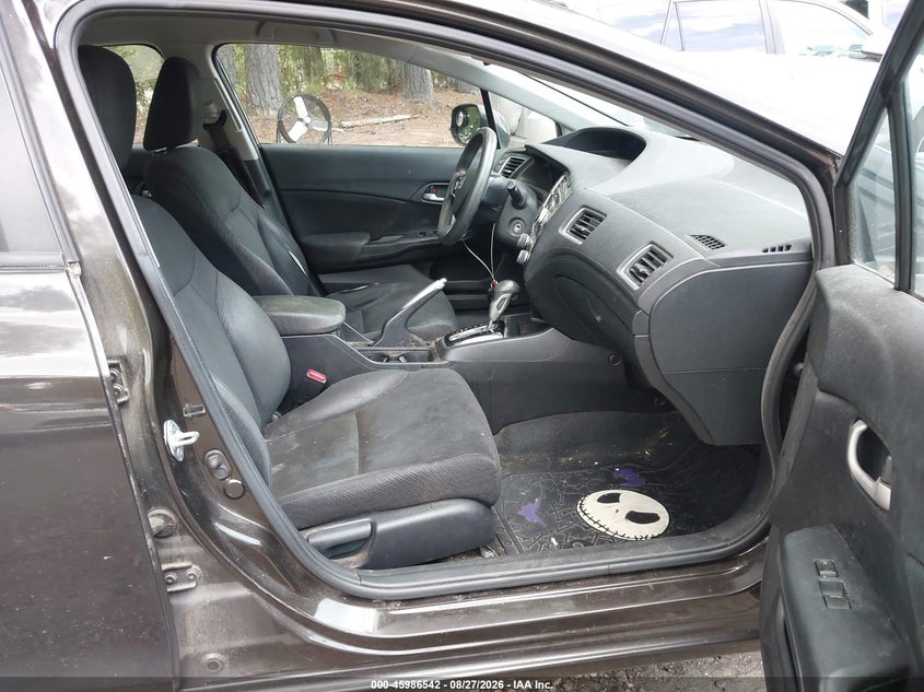2013 Honda Civic VIN 2HGFB2F57DH549698 IAAI salvage auction — NORMAL WEAR, Clear (Virginia), sold $1,000 on 2026-09-02 (photo 5)