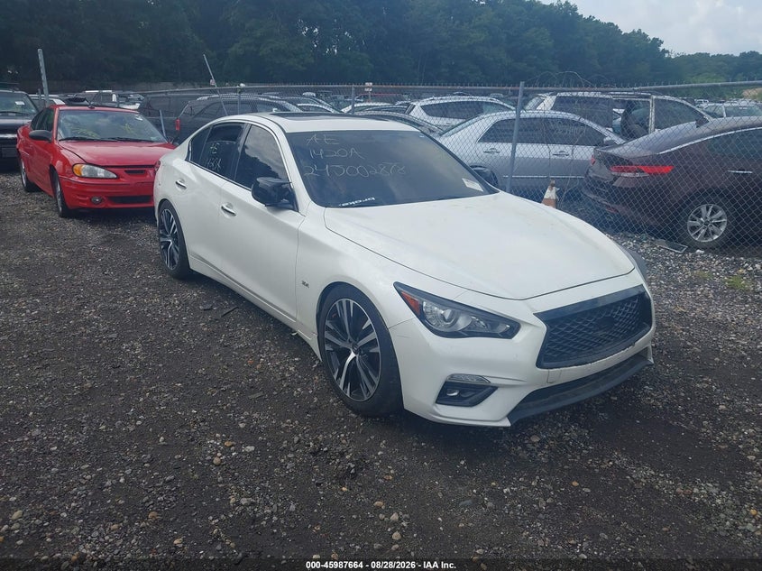 2020 Infiniti Q50 VIN JN1EV7ARXLM252688 — IAAI salvage auction photo