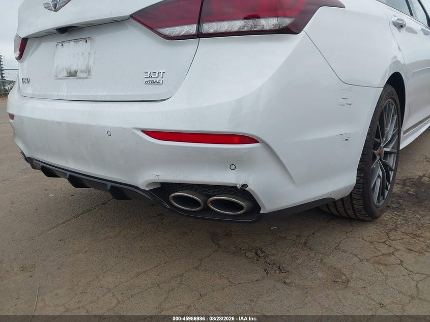 2018 Genesis G80 VIN KMHGN4JB3JU244657 IAAI salvage auction — REAR END, Salvage (California), sold $3,250 on 2026-09-09 (photo 6)