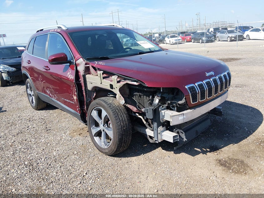 2019 Jeep Cherokee VIN 1C4PJLDB0KD387072 IAAI salvage auction — FRONT END, Salvage Title, sold $3,000 on 2026-10-05 (photo 1)