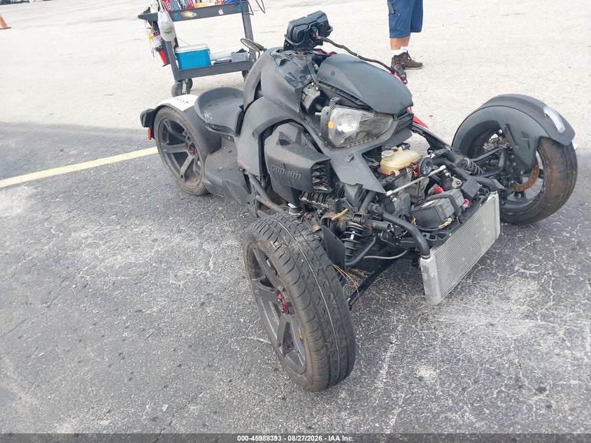 2022 Can-am/ brp Ryker VIN 3JB2FEF28NJ000009 IAAI salvage auction — ALL OVER, Wait Title, sold $100 on 2026-09-03 (photo 1)