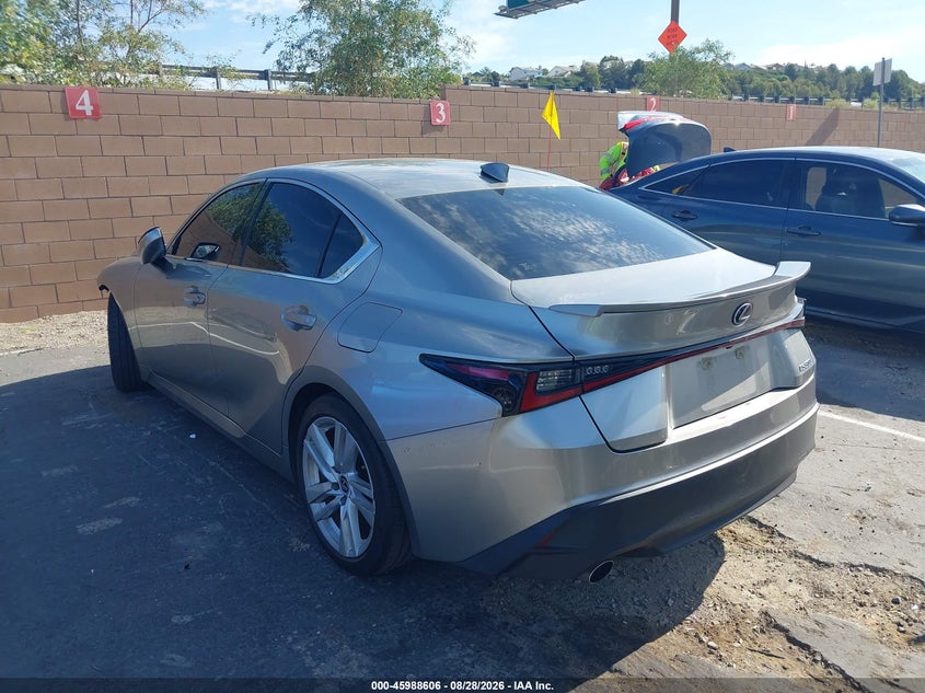 2022 Lexus Is VIN JTHAA1D28N5118583 IAAI salvage auction — FRONT END, Salvage (California), sold $11,000 on 2026-09-04 (photo 3)