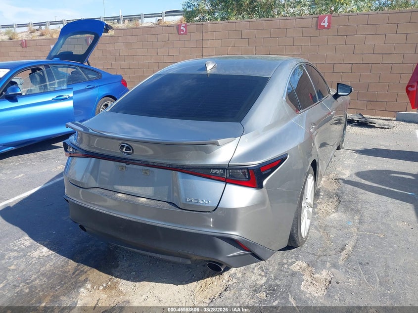 2022 Lexus Is VIN JTHAA1D28N5118583 IAAI salvage auction — FRONT END, Salvage (California), sold $11,000 on 2026-09-04 (photo 4)
