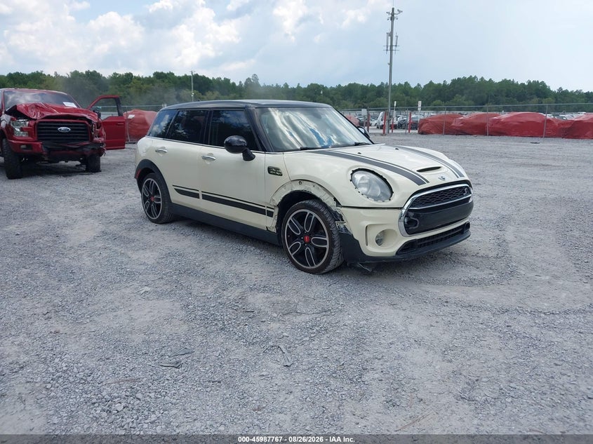 2017 Mini Clubman VIN WMWLN9C32H2E49592 IAAI salvage auction — LEFT FRONT, Clear (Michigan), sold $1,875 on 2026-09-03 (photo 1)