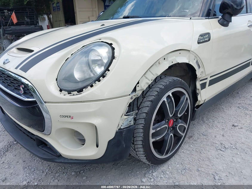 2017 Mini Clubman VIN WMWLN9C32H2E49592 IAAI salvage auction — LEFT FRONT, Clear (Michigan), sold $1,875 on 2026-09-03 (photo 6)