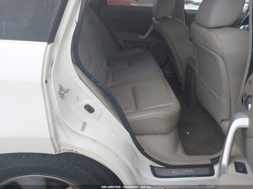 2008 Acura Rdx VIN 5J8TB18588A016595 IAAI salvage auction — NORMAL WEAR, Clear (Tennessee), sold $650 on 2026-09-06 (photo 8)