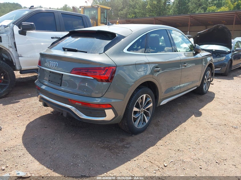 2023 Audi Q5 sportback VIN WA15AAFY6P2034703 IAAI salvage auction — FRONT END, Wait Title, sold $9,300 on 2026-09-30 (photo 4)