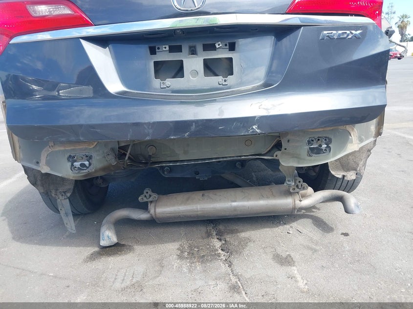 2015 Acura Rdx VIN 5J8TB3H34FL011776 IAAI salvage auction — REAR END, Salvage (California), sold $2,975 on 2026-09-06 (photo 6)