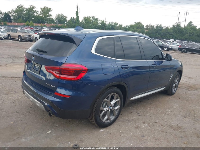 2020 BMW X3 VIN 5UXTY5C03LLT38914 IAAI salvage auction — ALL OVER, Wait Title, sold $10,600 on 2026-09-06 (photo 4)
