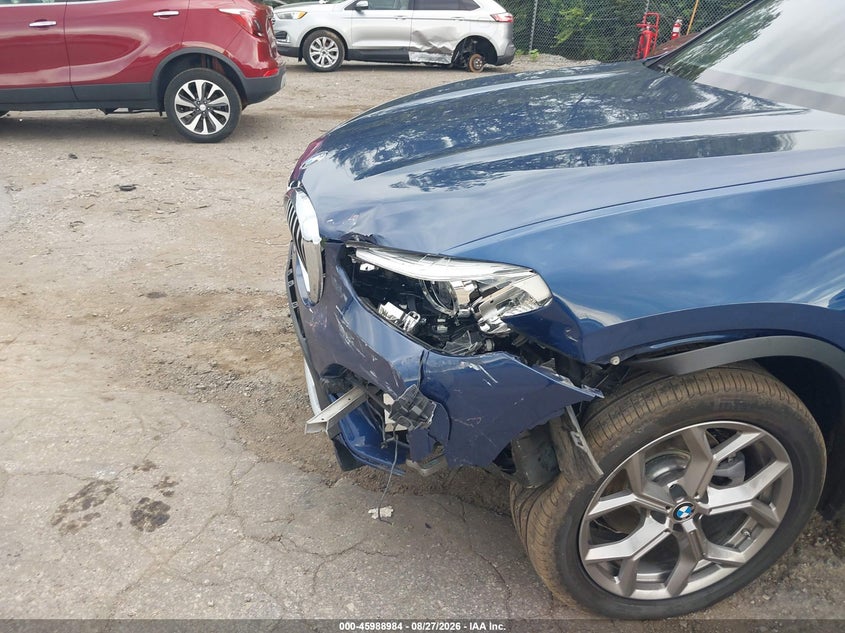 2020 BMW X3 VIN 5UXTY5C03LLT38914 IAAI salvage auction — ALL OVER, Wait Title, sold $10,600 on 2026-09-06 (photo 6)