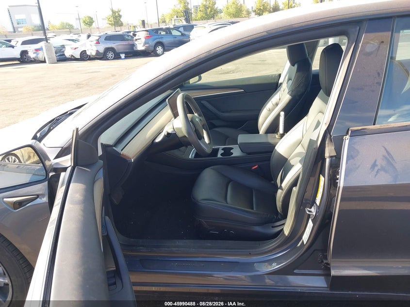 2023 Tesla Model 3 VIN 5YJ3E1EA1PF616436 IAAI salvage auction — FRONT & REAR, Salvage Title, sold $8,900 on 2026-10-04 (photo 5)