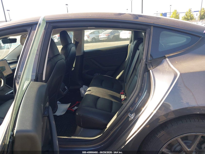 2023 Tesla Model 3 VIN 5YJ3E1EA1PF616436 IAAI salvage auction — FRONT & REAR, Salvage Title, sold $8,900 on 2026-10-04 (photo 8)