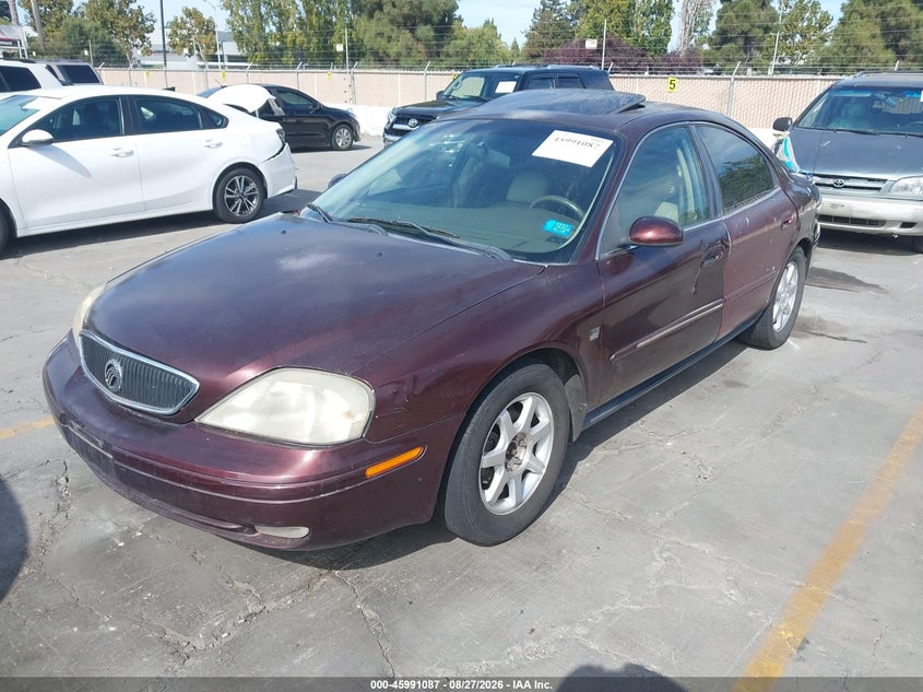 2000 Mercury Sable VIN 1MEFM55S1YG640564 IAAI salvage auction — NORMAL WEAR, Clear - Dealer Only (California), sold $275 on 2026-10-05 (photo 2)
