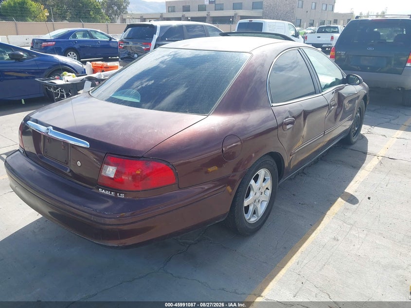 2000 Mercury Sable VIN 1MEFM55S1YG640564 IAAI salvage auction — NORMAL WEAR, Clear - Dealer Only (California), sold $275 on 2026-10-05 (photo 4)