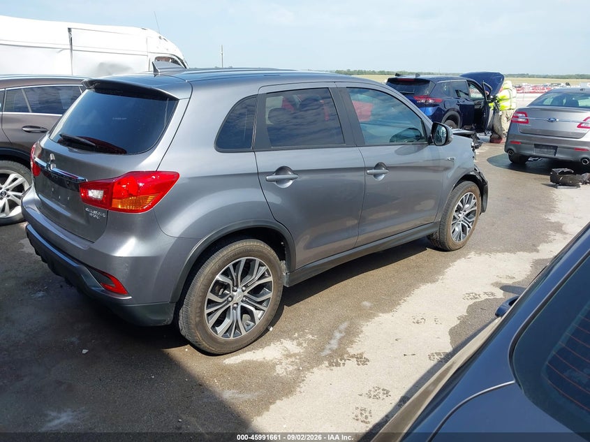 2019 Mitsubishi Outlander VIN JA4AR3AUXKU021182 IAAI salvage auction — RIGHT FRONT, Salvage (Nebraska), sold $2,900 on 2026-09-27 (photo 4)