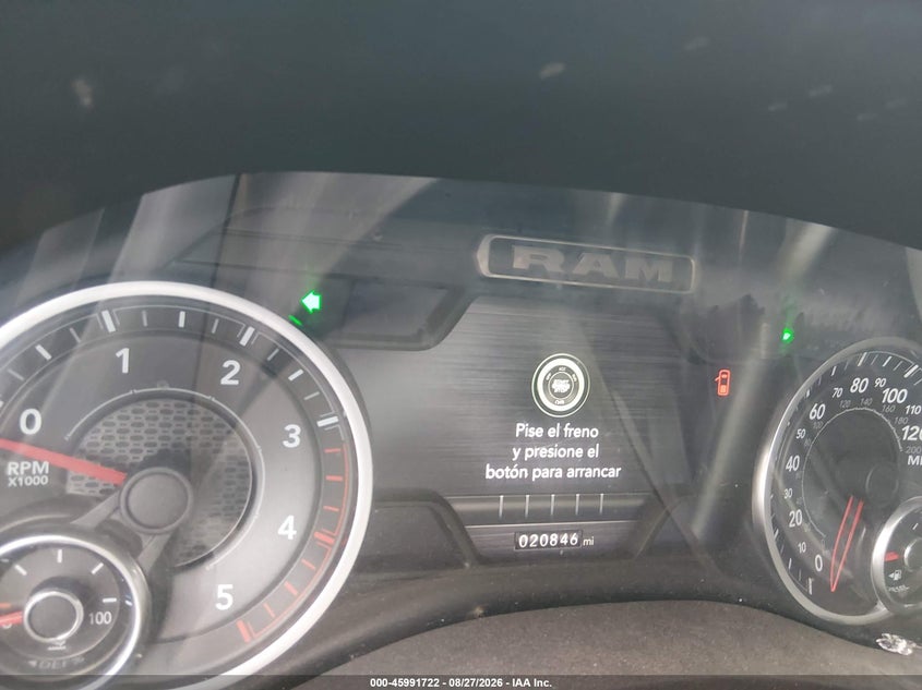 2022 Ram 2500 VIN 3C6UR5NLXNG116730 IAAI salvage auction — THEFT, Wait Title, sold $37,575 on 2026-09-30 (photo 7)