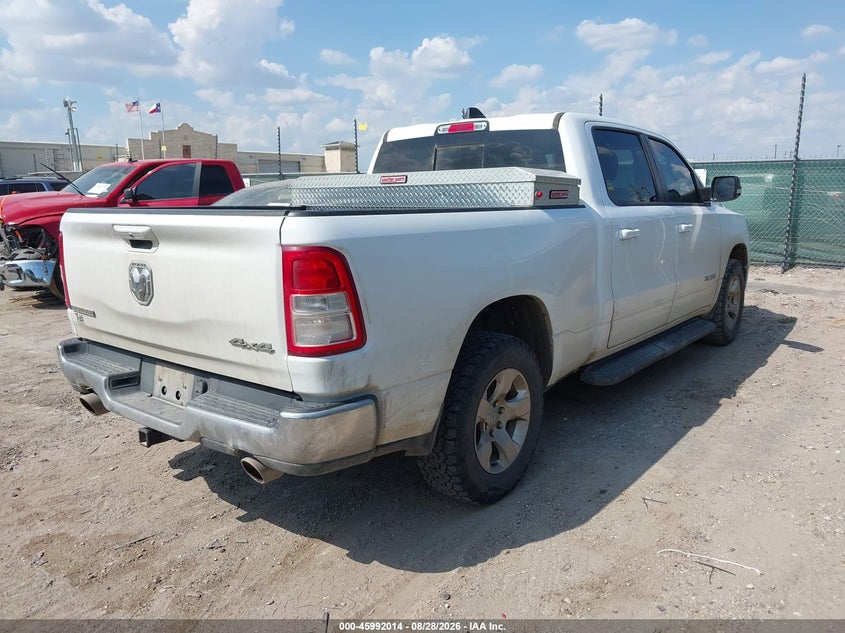 2022 Ram 1500 VIN 1C6SRFMT1NN409664 IAAI salvage auction — FRONT & REAR, Enterprise Vehicles Clear Only (Texas), sold $25 on 2026-09-12 (photo 4)