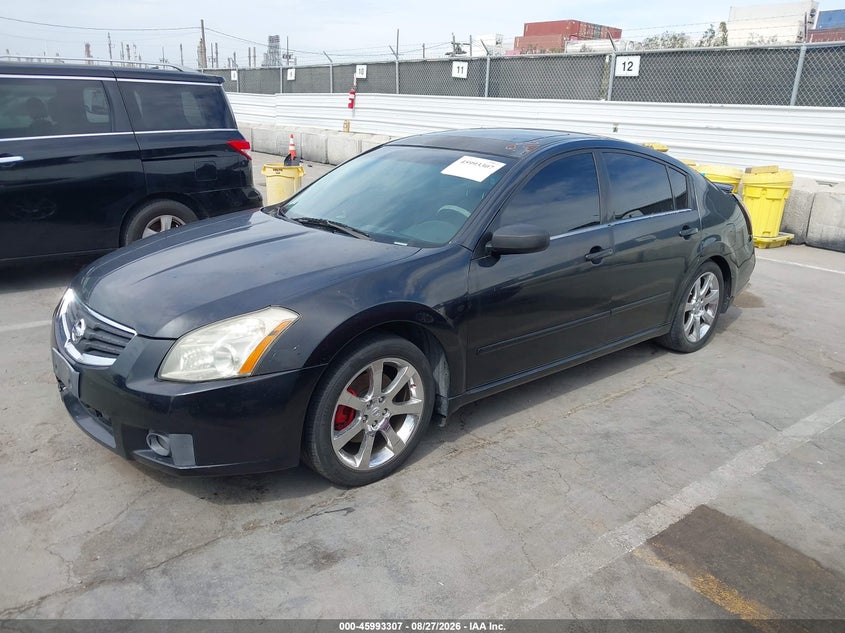 2007 Nissan Maxima VIN 1N4BA41E97C833849 IAAI salvage auction — REAR END, Salvage (California), sold $900 on 2026-10-04 (photo 2)