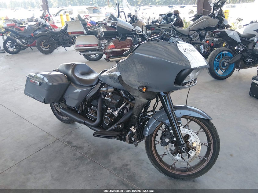 2022 Harley-davidson Road glide VIN 1HD1ACL15NB666207 IAAI salvage auction — LEFT FRONT, Bill Of Sale (Washington), sold $8,000 on 2026-09-16 (photo 1)