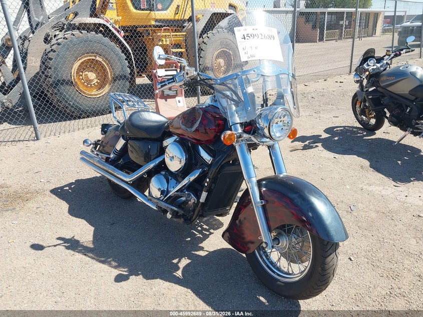2001 Kawasaki Vn1500 VIN JKBVNAR171A000720 IAAI salvage auction — SIDE, Salvage (Texas), sold $0 on 2026-10-04 (photo 1)