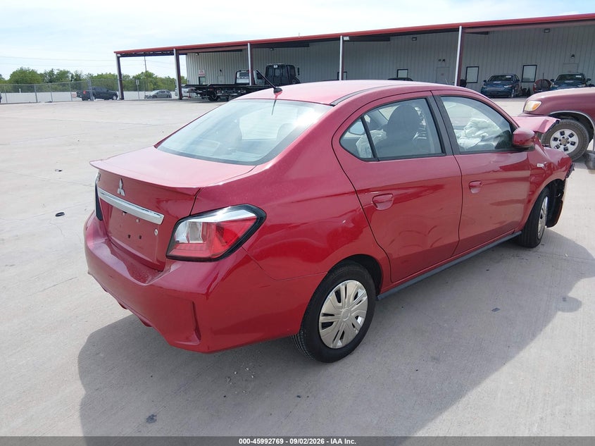 2021 Mitsubishi Mirage VIN ML32FUFJXMHF03689 IAAI salvage auction — FRONT END, Wait Title, sold $1,300 on 2026-10-04 (photo 4)