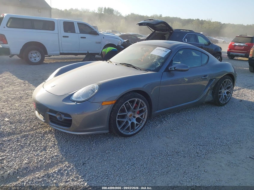 2006 Porsche Cayman VIN WP0AB29806U782028 IAAI salvage auction — LEFT REAR, Salvage (Ohio), sold $12,750 on 2026-09-22 (photo 2)
