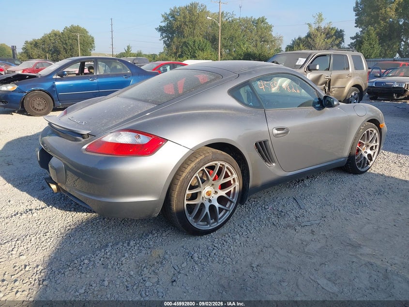 2006 Porsche Cayman VIN WP0AB29806U782028 IAAI salvage auction — LEFT REAR, Salvage (Ohio), sold $12,750 on 2026-09-22 (photo 4)
