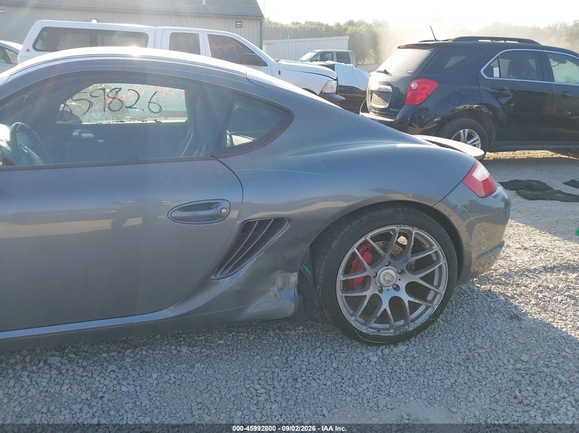 2006 Porsche Cayman VIN WP0AB29806U782028 IAAI salvage auction — LEFT REAR, Salvage (Ohio), sold $12,750 on 2026-09-22 (photo 6)