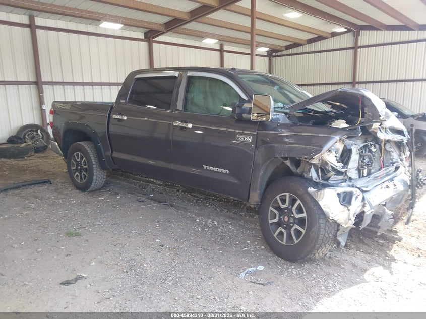 2018 Toyota Tundra VIN 5TFDW5F13JX769338 — IAAI salvage auction photo