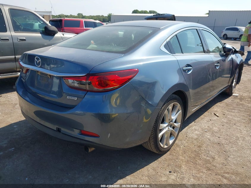 2014 Mazda 6 VIN JM1GJ1V64E1128886 IAAI salvage auction — NORMAL WEAR, Clear - Public Restricted (Oklahoma), sold $1,625 on 2026-09-19 (photo 4)
