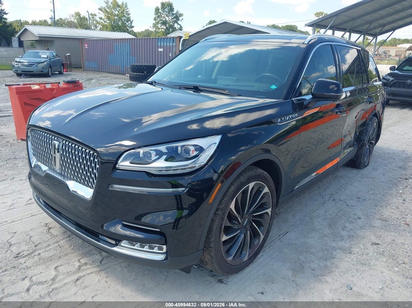 2023 Lincoln Aviator VIN 5LM5J7XC7PGL08935 IAAI salvage auction — LEFT SIDE, Wait Title, sold $14,600 on 2026-09-22 (photo 2)