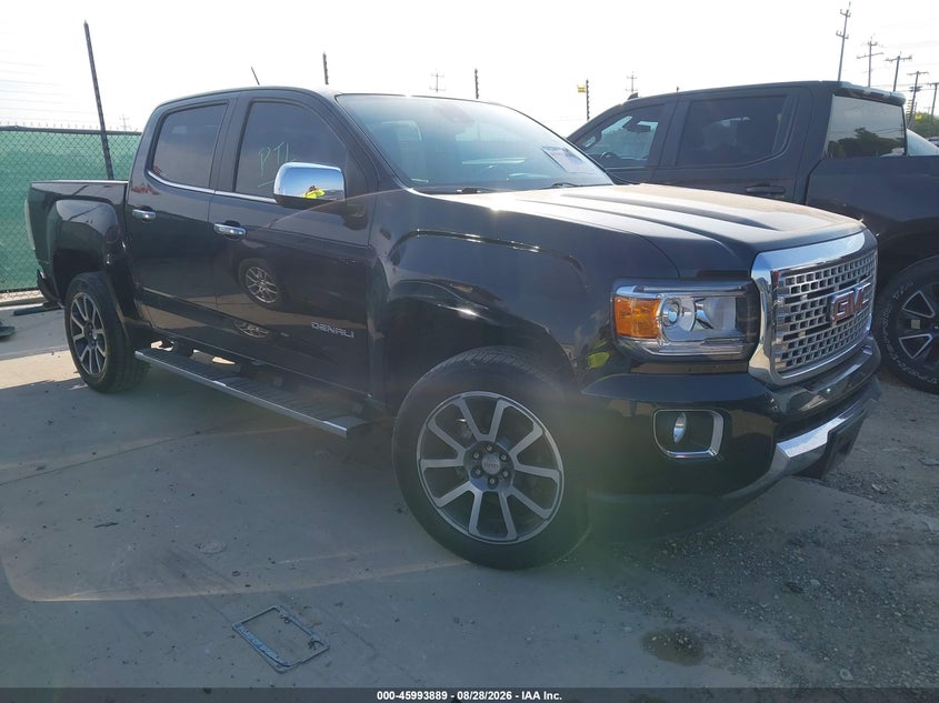 2020 Gmc Canyon VIN 1GTG5EEN4L1131996 IAAI salvage auction — REAR END, Wait Title, sold $7,750 on 2026-10-08 (photo 1)
