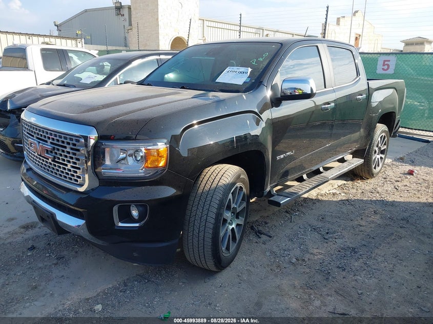 2020 Gmc Canyon VIN 1GTG5EEN4L1131996 IAAI salvage auction — REAR END, Wait Title, sold $7,750 on 2026-10-08 (photo 2)