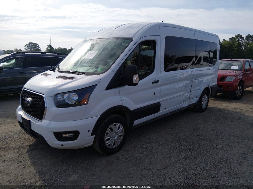 2025 Ford Transit VIN 1FBAX2C81SKA89389 IAAI salvage auction — SIDE, Salvage Title, sold $36,000 on 2026-09-04 (photo 2)