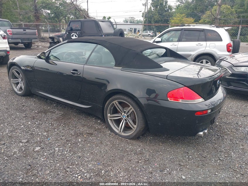 2007 BMW M6 VIN WBSEK935X7CS32828 IAAI salvage auction — NORMAL WEAR, Clear (New Jersey), sold $3,850 on 2026-09-28 (photo 3)