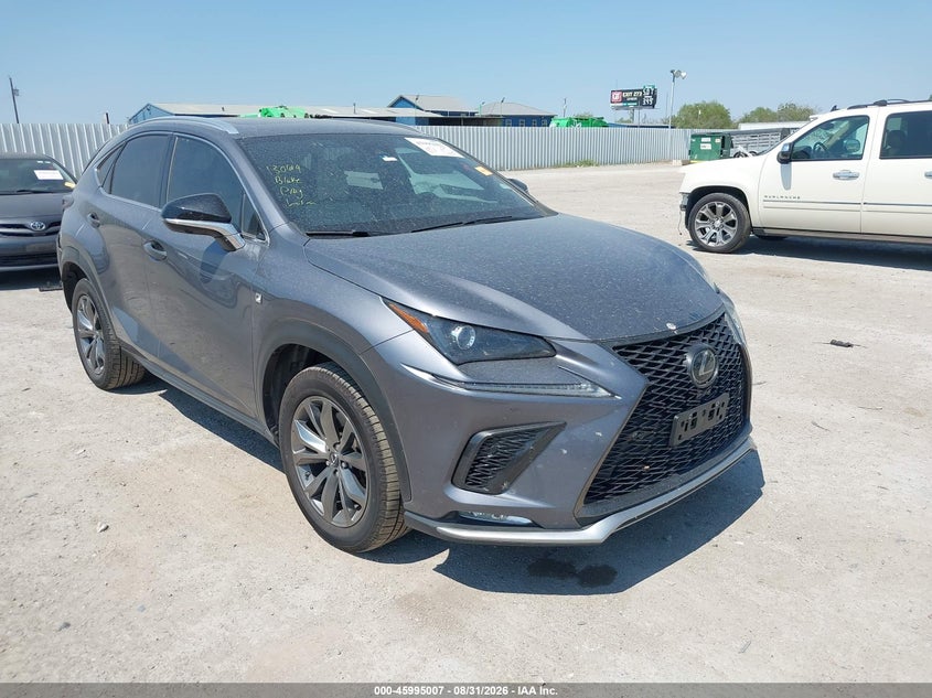 2021 Lexus Nx VIN JTJSARBZ7M2193583 — IAAI salvage auction photo