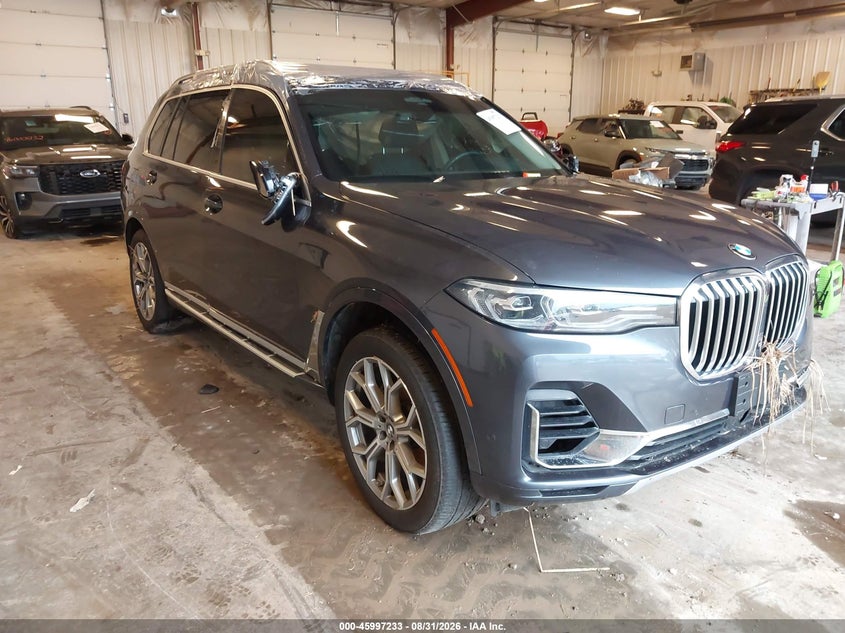 2020 BMW X7 VIN 5UXCW2C09L9A00826 — IAAI salvage auction photo